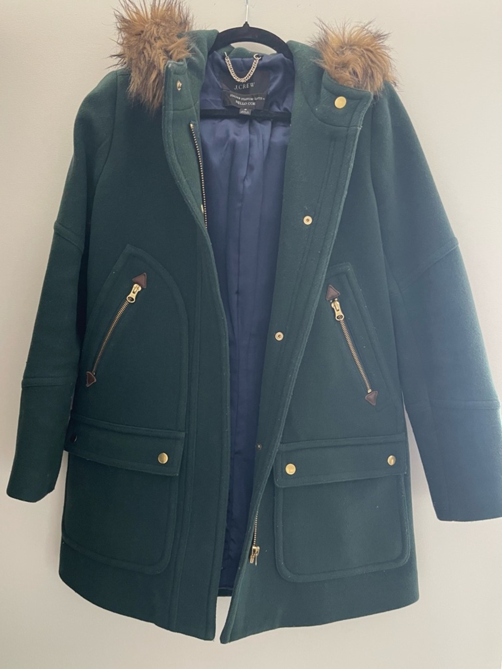 J Crew Chateau parka in Italian stadium-cloth wool
Excellent Condition/ like new - Picture 2 of 3